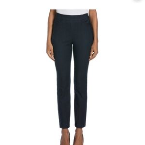 Women's Navy Blue Slim Fit Pants
